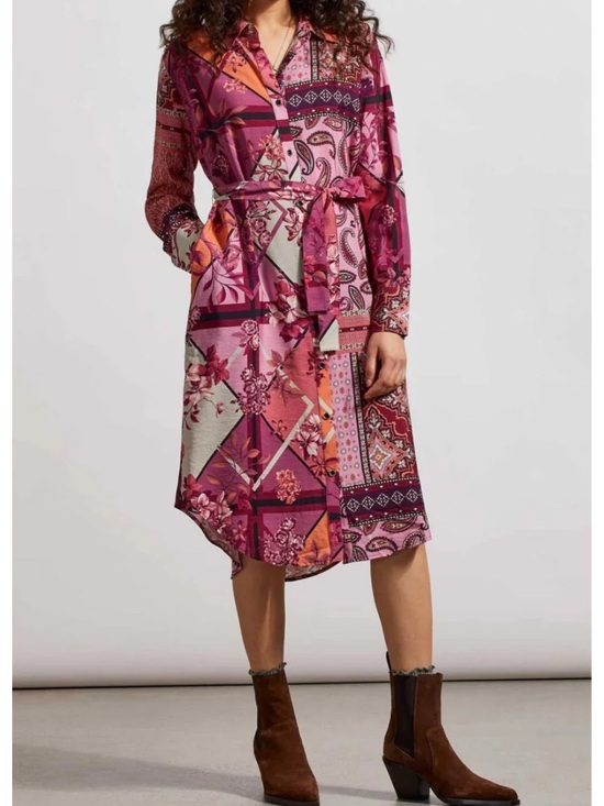 Tribal Dresses & Skirts - Tribal Jeans Tribal Combo Print Shirt Dress NWT